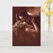 Die Umarmung Karte (Gelbe Blume)