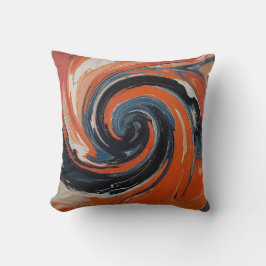 Die Umarmung von Feuer und Wasser Kissen