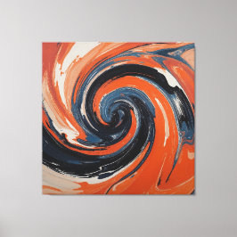 Die Umarmung von Feuer und Wasser Leinwanddruck