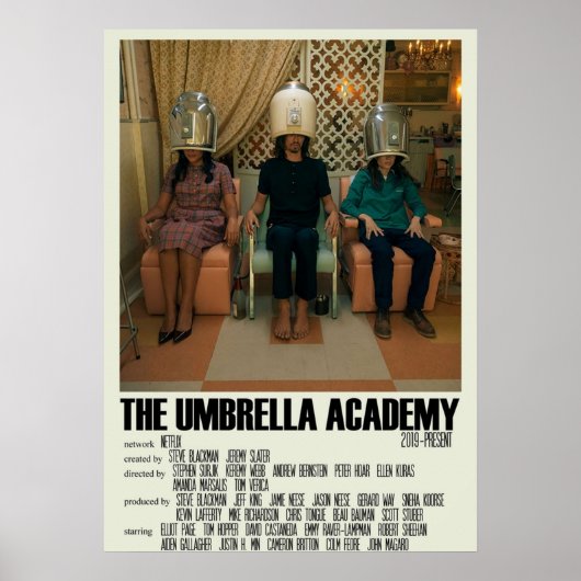 Die Umbrella Academy Alternative Art TV Show Large Poster (Vorne)