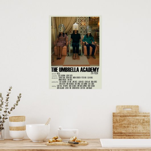 Die Umbrella Academy Alternative Art TV Show Large Poster (Küche)