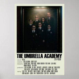 Die Umbrella Academy Alternative Art TV Show Large Poster