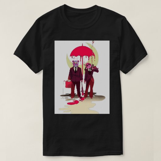 Die Umbrella Academy Cha Cha Hazel Postcard T-Shirt (Design vorne)