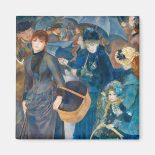 Die Umbrellas, 1881-1886 von Pierre-Auguste Renoir Magnet