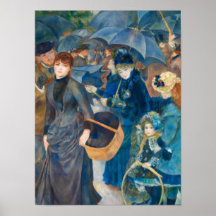 Die Umbrellas, 1881-1886 von Pierre-Auguste Renoir Poster