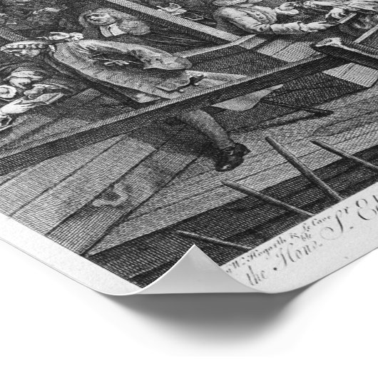 Die Umfrage von 1758 Poster (Ecke)