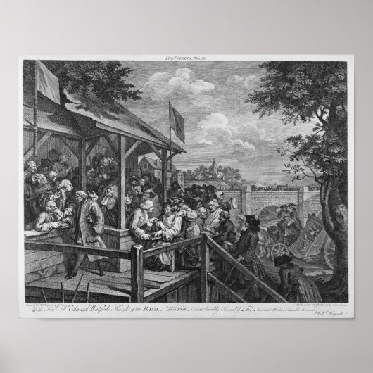 Die Umfrage von 1758 Poster (Vorne)