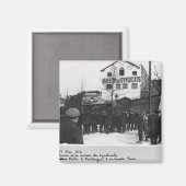 Die Umgebung des Maison des Syndicats, Magnet (Vorderseite/Rückseite)