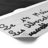 Die Umgebung des Maison des Syndicats, Poster (Ecke)