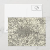 Die Umgebung von London Postkarte (Vorne/Hinten)