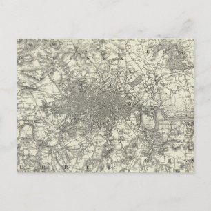 Die Umgebung von London Postkarte