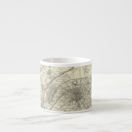 Die Umgebung von Paris Espressotasse (Vorderseite)