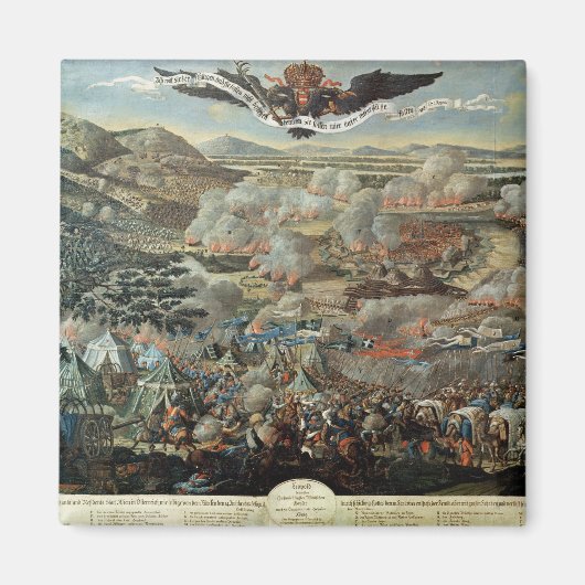 Die Umgebung von Wien durch die Türken im Jahre 16 Magnet (Vorne)