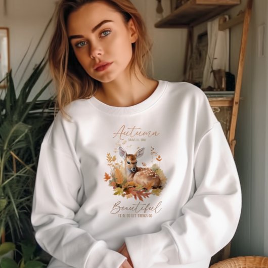 DIE UMGEBUNG ZEIGT UNS, WIE SCHÖN ES IST, DINGE LA SWEATSHIRT