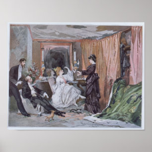 Die Umkleidekabine von Hortense Schneider Poster