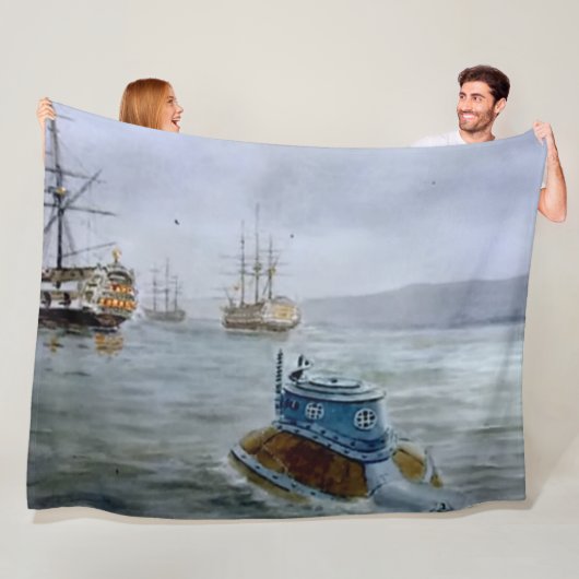 DIE UMKNÜPFUNG FLEECEDECKE (Beispiel)