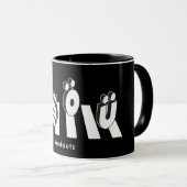 „Die Umlaute: Crossing Over“ Tasse (VorderseiteRechts)