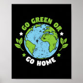 Die Umwelt des Earth Day wird grün oder wird Poster (Vorne)