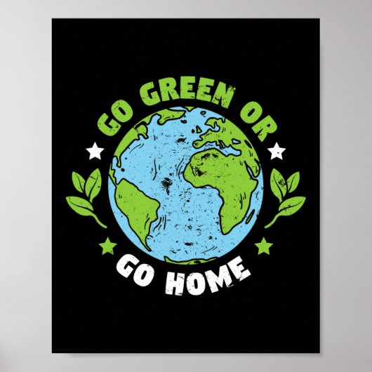 Die Umwelt des Earth Day wird grün oder wird Poster (Vorne)