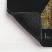 Die Umwelt-Wolf-Silhouette Umwelt gerettet Mousepad (Ecke)