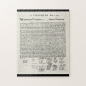 Die Unabhängigkeitserklärung Puzzle (Vertikal)