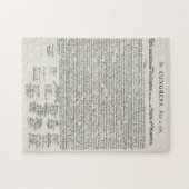 Die Unabhängigkeitserklärung Puzzle (Horizontal)