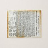 Die Unabhängigkeitserklärung Puzzle (Horizontal)