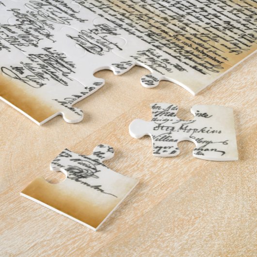 Die Unabhängigkeitserklärung Puzzle (Seite)