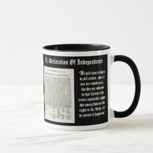 Die Unabhängigkeitserklärung Tasse