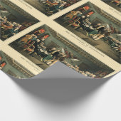 Die Unabhängigkeitserklärung von 1850, wiederherge Geschenkpapier (Ecke)