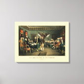 Die Unabhängigkeitserklärung von 1850, wiederherge Leinwanddruck (Vorderseite)
