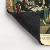 Die Unabhängigkeitserklärung von 1850, wiederherge Mousepad (Ecke)