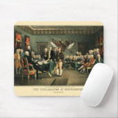 Die Unabhängigkeitserklärung von 1850, wiederherge Mousepad (Mit Mouse)