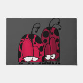 Die unangeforderte Liebe Ladybug Illustration Fußmatte (Vorderseite)
