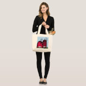 Die unangeforderte Liebe Ladybug Illustration Jumbo Stoffbeutel (Vorderseite (Model))