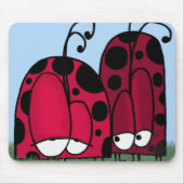 Die unangeforderte Liebe Ladybug Illustration Mousepad (Vorne)