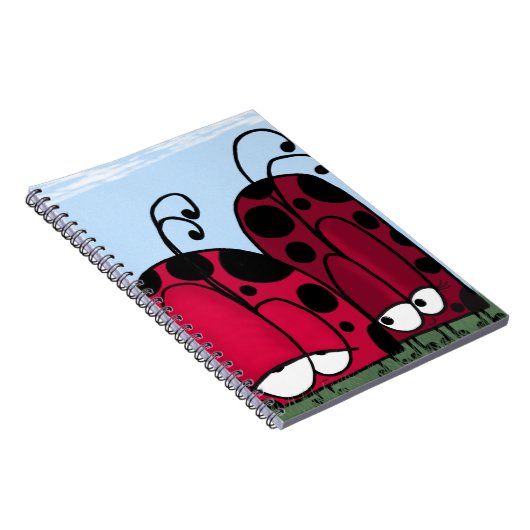 Die unangeforderte Liebe Ladybug Illustration Notizblock (Rechte Seite)