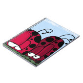 Die unangeforderte Liebe Ladybug Illustration Notizblock (Linke Seite)