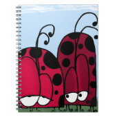 Die unangeforderte Liebe Ladybug Illustration Notizblock (Vorderseite)