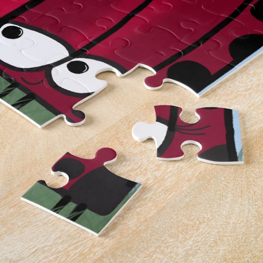 Die unangeforderte Liebe Ladybug Illustration Puzzle (Seite)