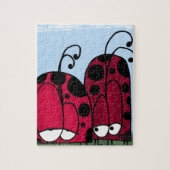 Die unangeforderte Liebe Ladybug Illustration Puzzle (Vertikal)