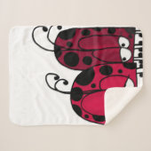 Die unangeforderte Liebe Ladybug Illustration Sherpadecke (Vorderseite (Horizontal))