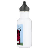 Die unangeforderte Liebe Ladybug Illustration Trinkflasche (Rechts)
