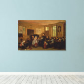 Die unanständigen Schulkinder Leinwanddruck (Insitu (Holzboden))