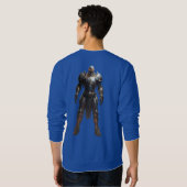 Die unaufhaltsame Kraft: Mecha Villain Ästhetik Sweatshirt (Schwarz voll)
