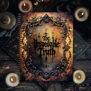 Die unaussprechliche Wahrheit Dark Gothic Notizblock