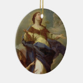 Die Unbefleckte Empfängnis 2 Keramik Ornament (Rechts)