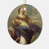 Die Unbefleckte Empfängnis 2 Keramik Ornament (Links)