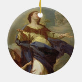 Die Unbefleckte Empfängnis 2 Keramik Ornament (Hinten)