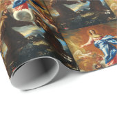 Die unbefleckte Empfängnis der Jungfrau Mary Geschenkpapier (Rolleneckpunkt)